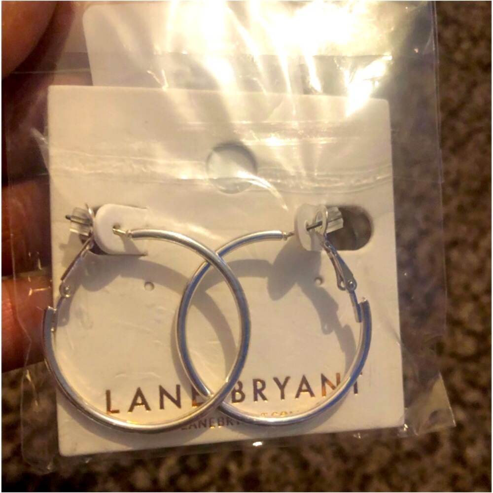 Silver hoops